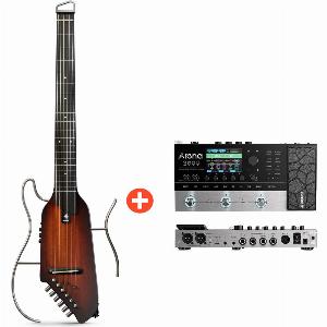 Donner HUSHI Reisegitarre Sunburst  Arena 2000 Pedal jetzt 46998