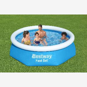 Piscina fuori terra rotonda Fast Set gonfiabile da 244x61 cm