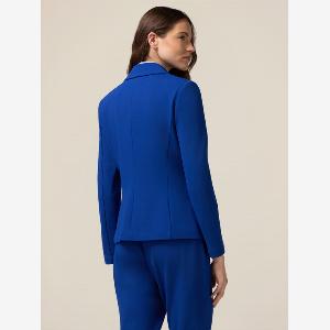 Oltre  Giacca blazer in tessuto scuba crêpe Donna Bluette Taglia 44