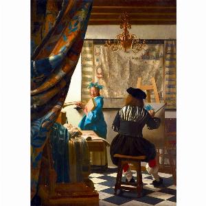 Puzzle Johannes Vermeer  Art of Painting 1668 Bluebird Puzzle