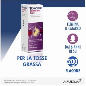 Neoborocillina Fluidificante TosseSciroppo Flacone 200ml 30mgml